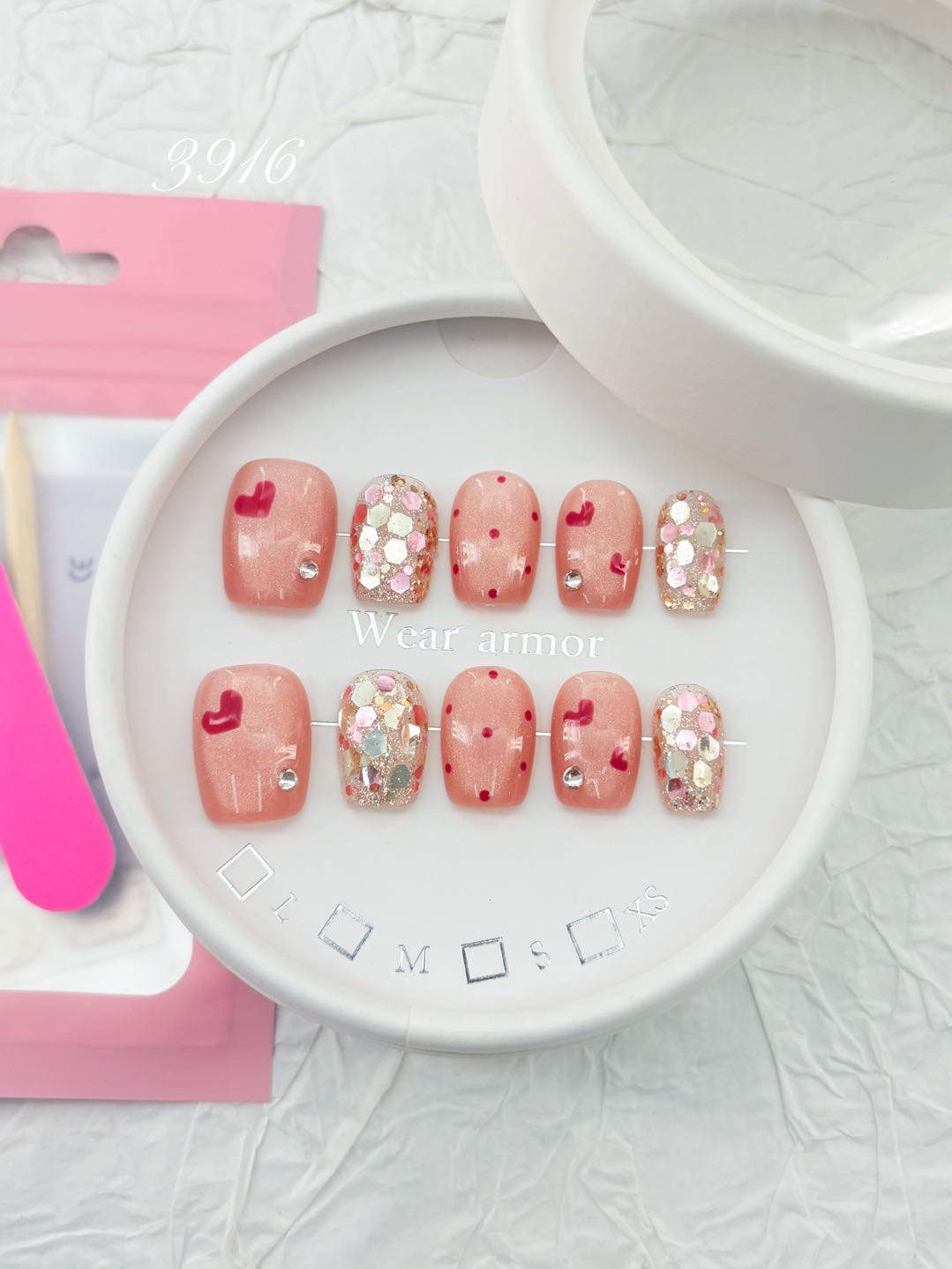 zb12..Sweet and gentle 27-color wearable nail art