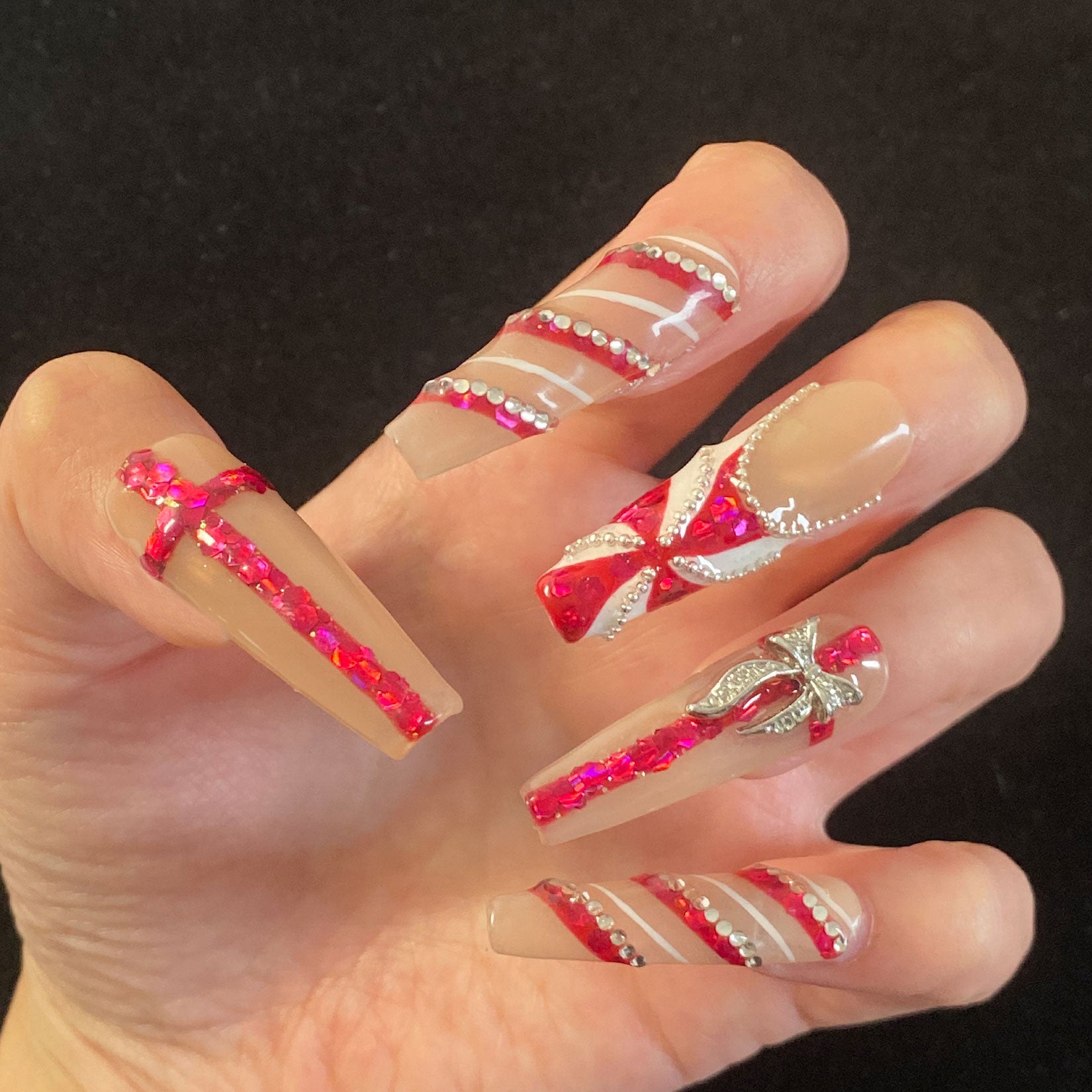 A126 gift:Pure hand-painted graffiti gift nails