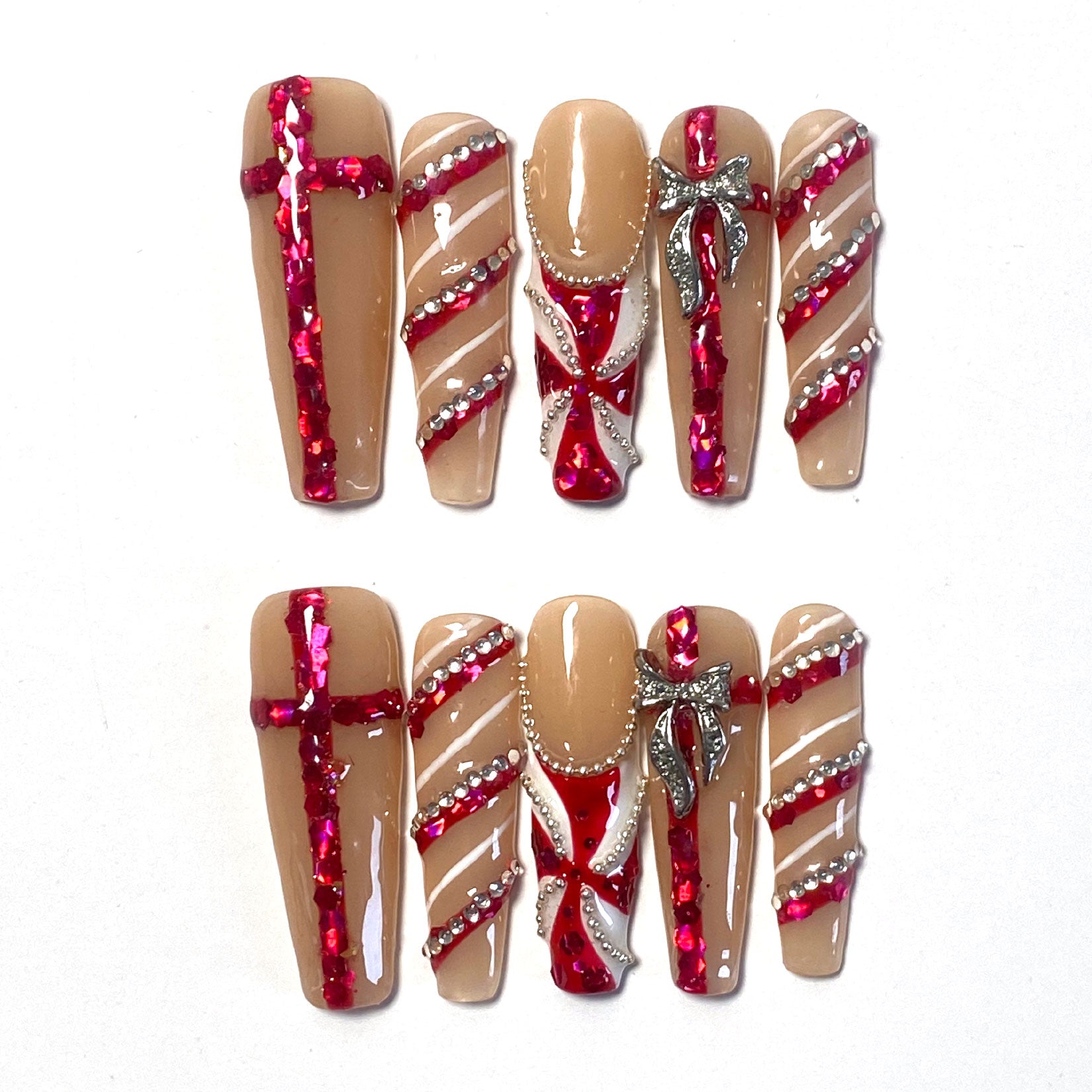 A126 gift:Pure hand-painted graffiti gift nails