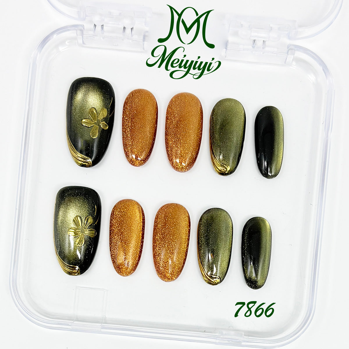 zb129...A wide variety of wearable nails in different styles.