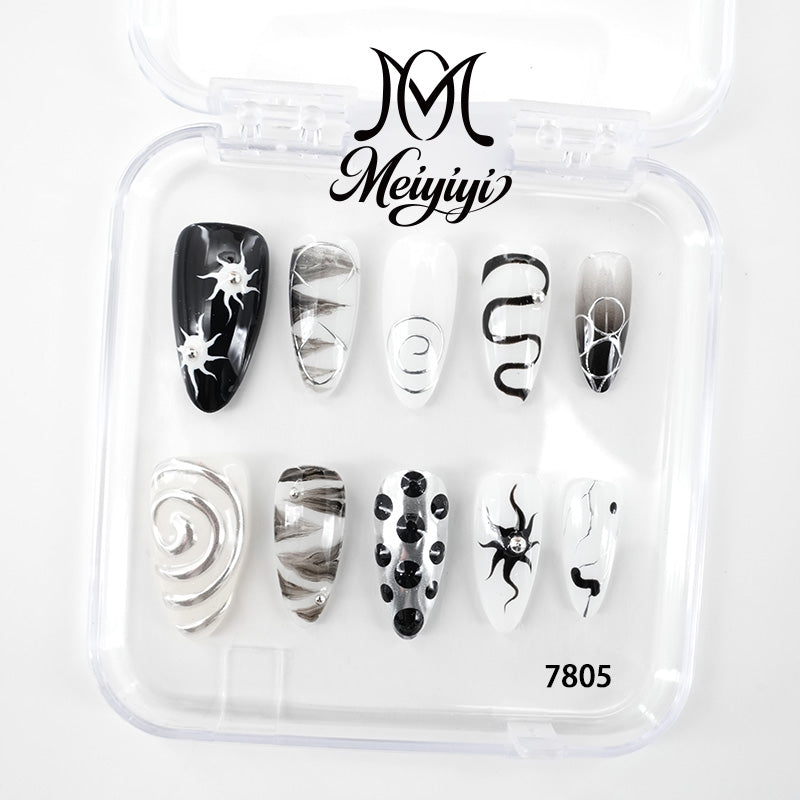 zb128..A wide variety of wearable nails