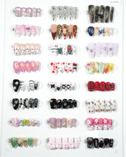 zb128..A wide variety of wearable nails