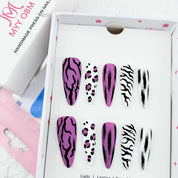 zb21..A variety of dazzling and colorful nail wraps