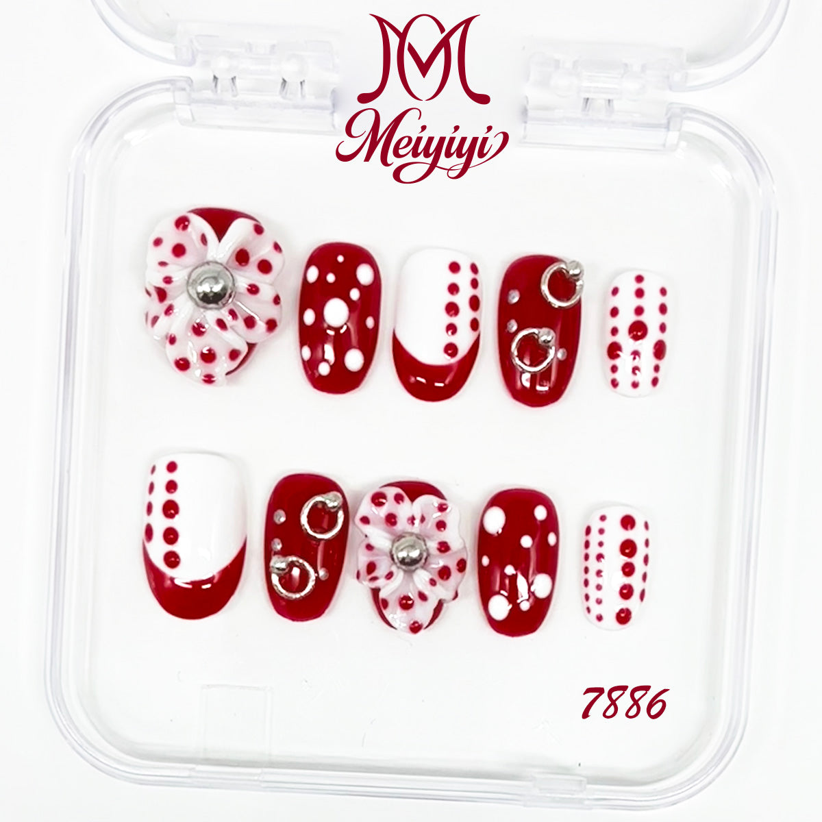 zb129...A wide variety of wearable nails in different styles.