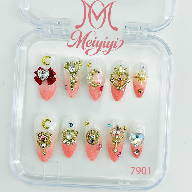 zb129...A wide variety of wearable nails in different styles.