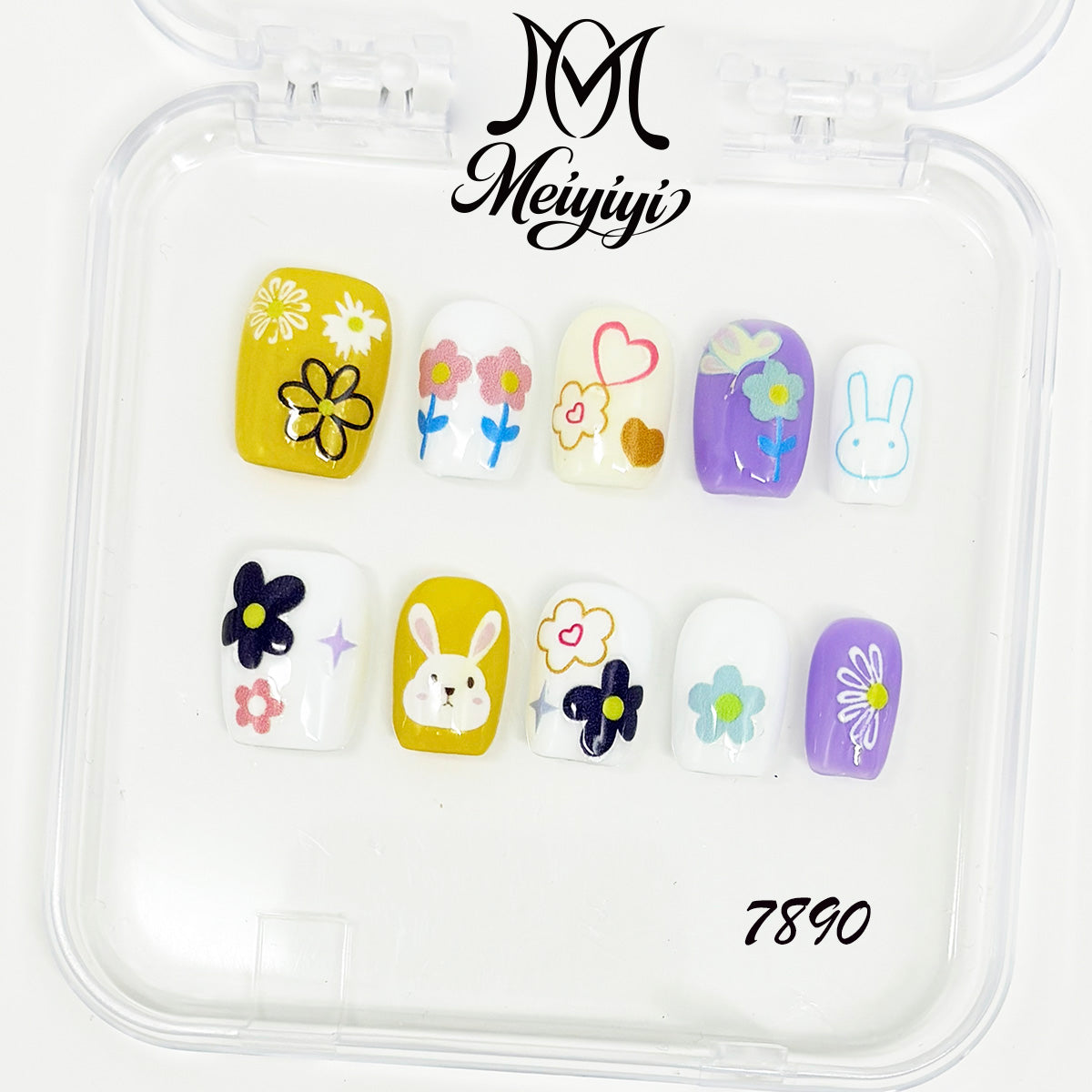 zb129...A wide variety of wearable nails in different styles.