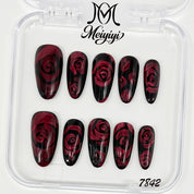 zb129...A wide variety of wearable nails in different styles.