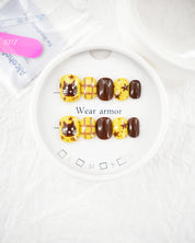 zb43..Exhibition board of various styles of German armor