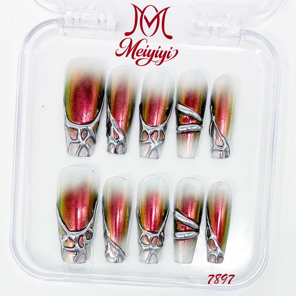 zb129...A wide variety of wearable nails in different styles.