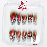 zb129...A wide variety of wearable nails in different styles.