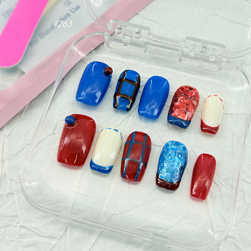 zb21..A variety of dazzling and colorful nail wraps