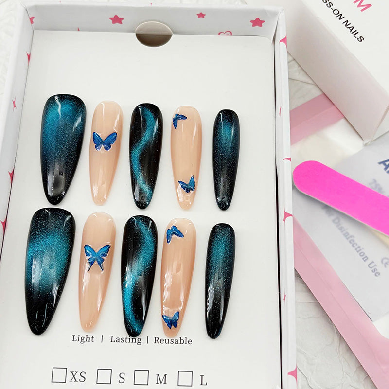 zb21..A variety of dazzling and colorful nail wraps