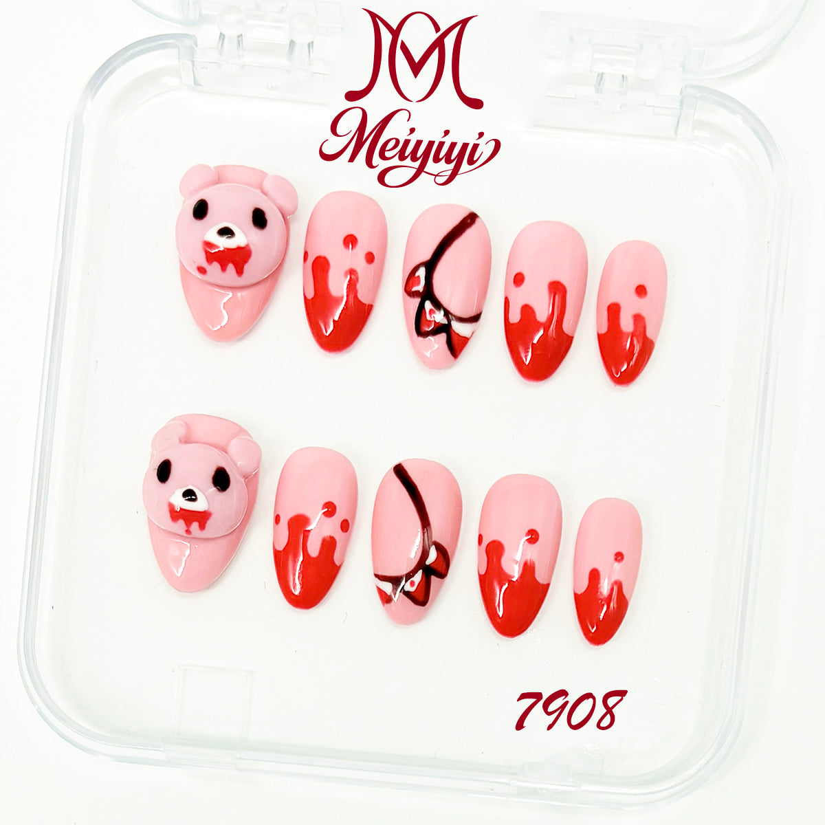 zb129...A wide variety of wearable nails in different styles.