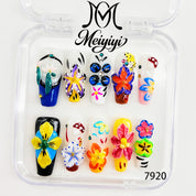 zb130..A wide variety of wearable nails