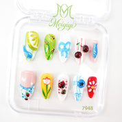 zb131..A wide variety of wearable nails