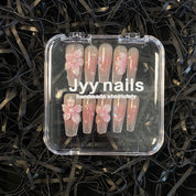 Meiyiyi original pure handcrafted high-end custom hand-painted wearable nails, luxurious custom style