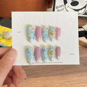 European and American style trendy high-end luxury custom-made heavy industry wearable nail art