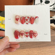 New French cat-eye street style hot girl nail art, original by MYY