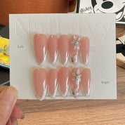 A1150 Meiyiyi original high-end hand-painted 3D flower-picking design wearable nail art