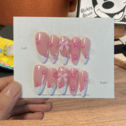 Purely handmade, wearable nail art for spicy street style, high-end designer original creation.