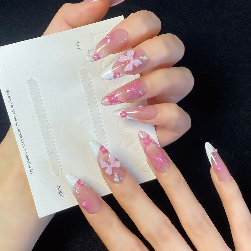 Purely handmade, wearable nail art for spicy street style, high-end designer original creation.