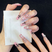A1176 Purely handmade, wearable nail art for spicy street style, high-end designer original creation.
