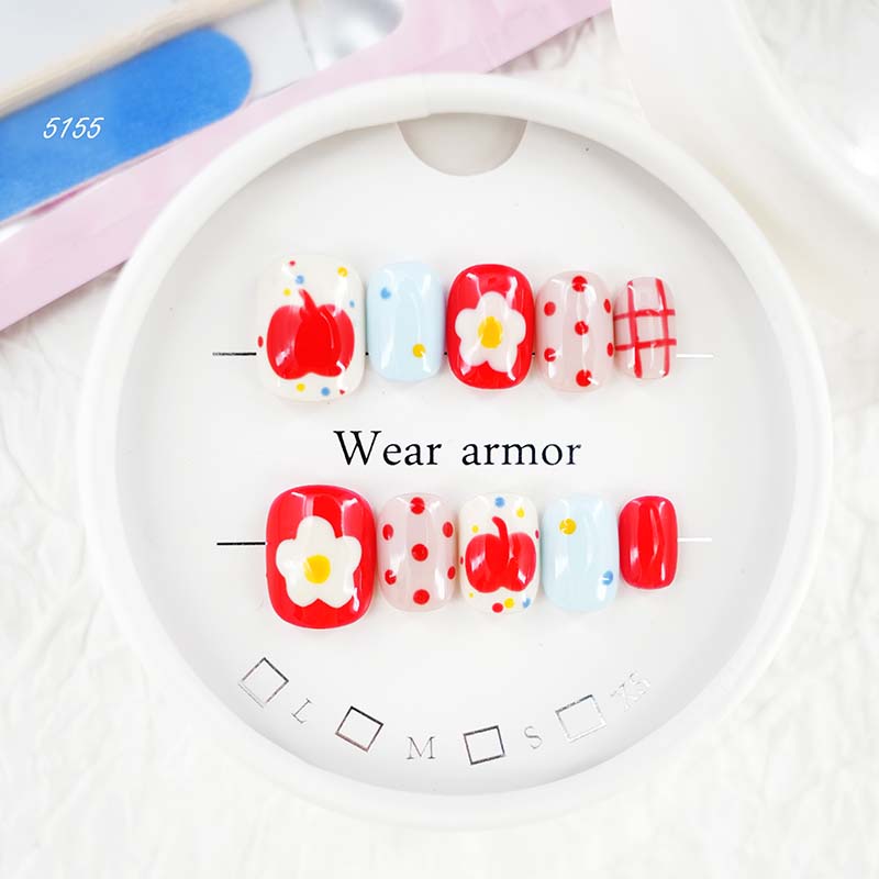 zb40..Different styles press on nails display