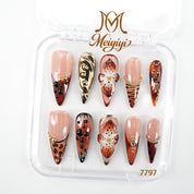 zb128..A wide variety of wearable nails