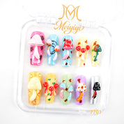 zb125..A display board featuring 24 different styles