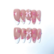Purely handmade, wearable nail art for spicy street style, high-end designer original creation.