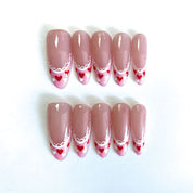 Pure hand-painted high-end luxury custom original design wearable nail art based on provided pictures