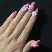 A73 Star Kirby2:Star Kirby Custom Series 2 press on nails