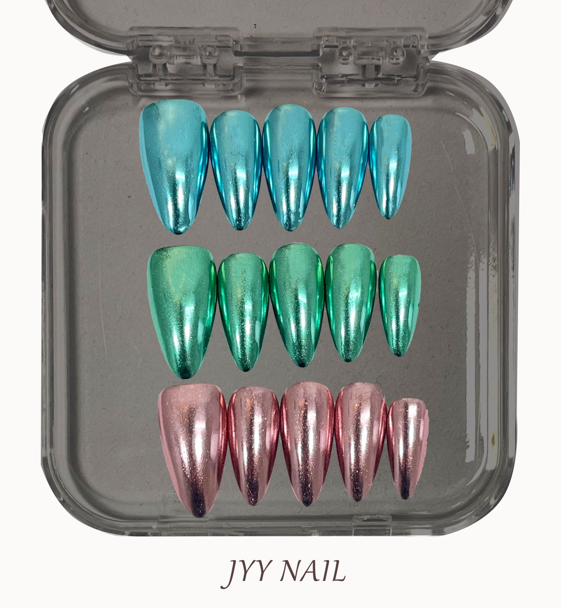 A8 Trichromatic element：JYY custom three color elements press on nails