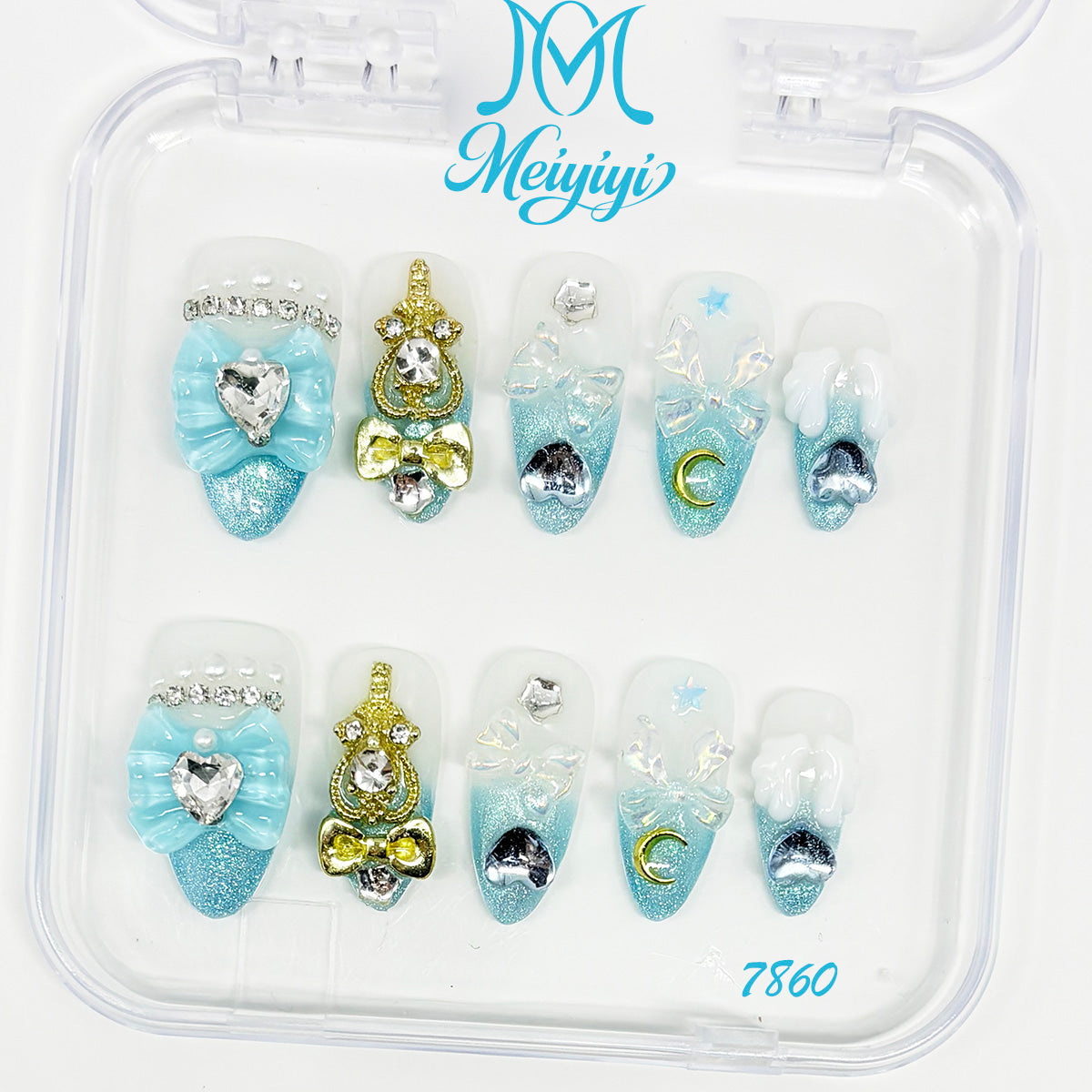 zb129...A wide variety of wearable nails in different styles.